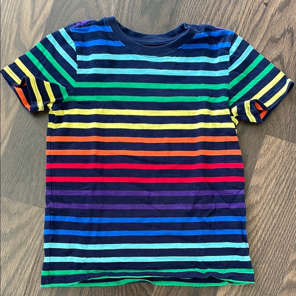 Primary Red and Orange Short Sleeve Tee